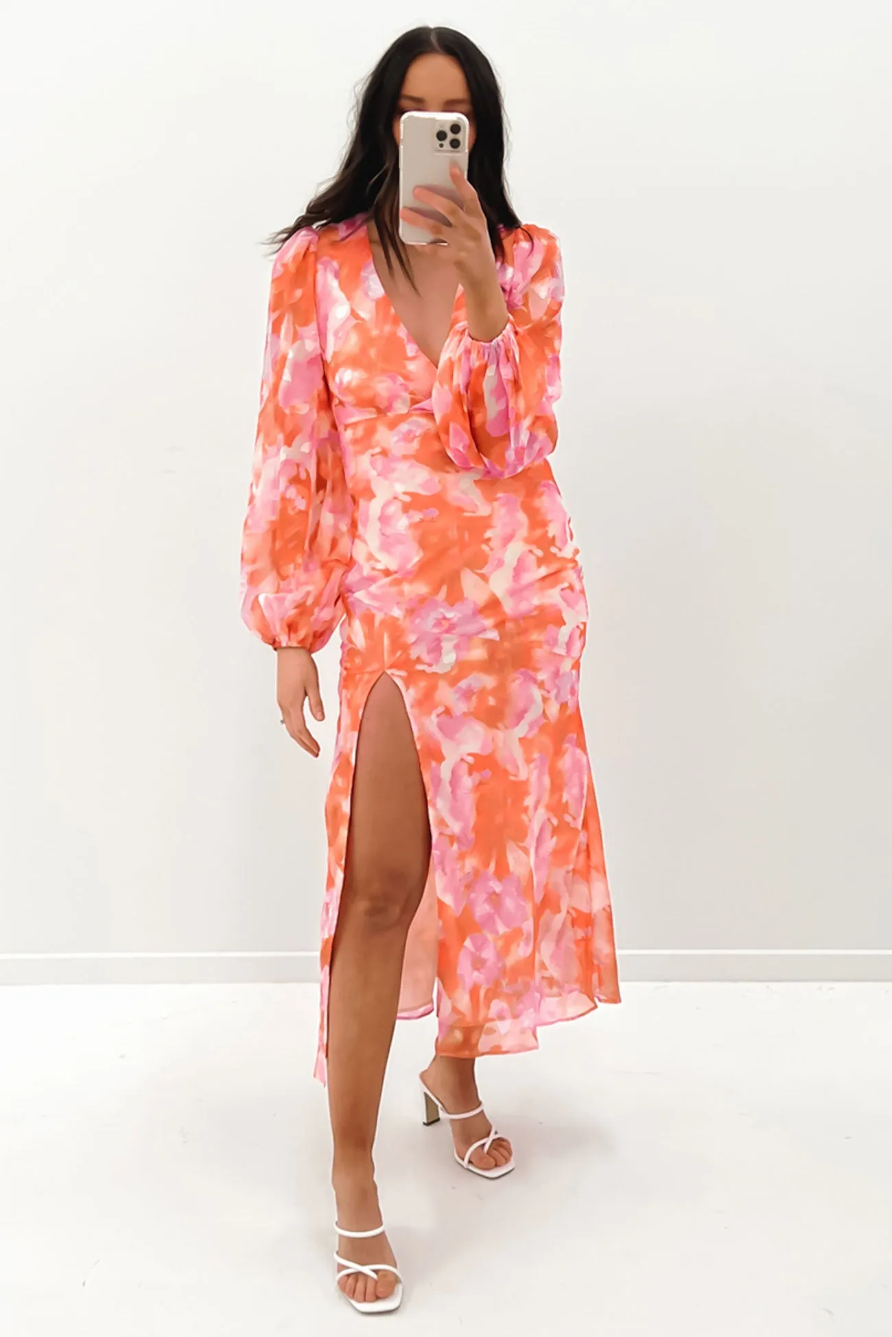 Alayna Maxi Dress Pink Floral