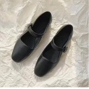 Amozae-2024 Spring Autumn Designer Women Flats Shoes Fashion Ladies Buckle Loafer Shoes Female Elegant Shoes