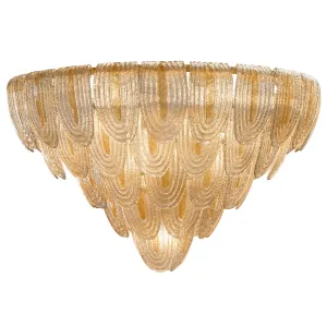 Art Deco Style Murano Glass Chandelier