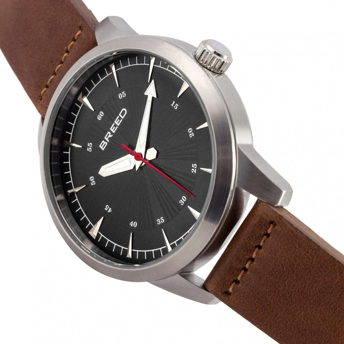 Breed Renegade Leather-Band Watch