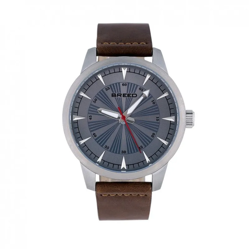 Breed Renegade Leather-Band Watch