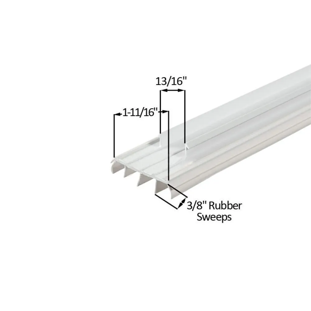 Concealed Residential Door Sweep for Gienow Doors