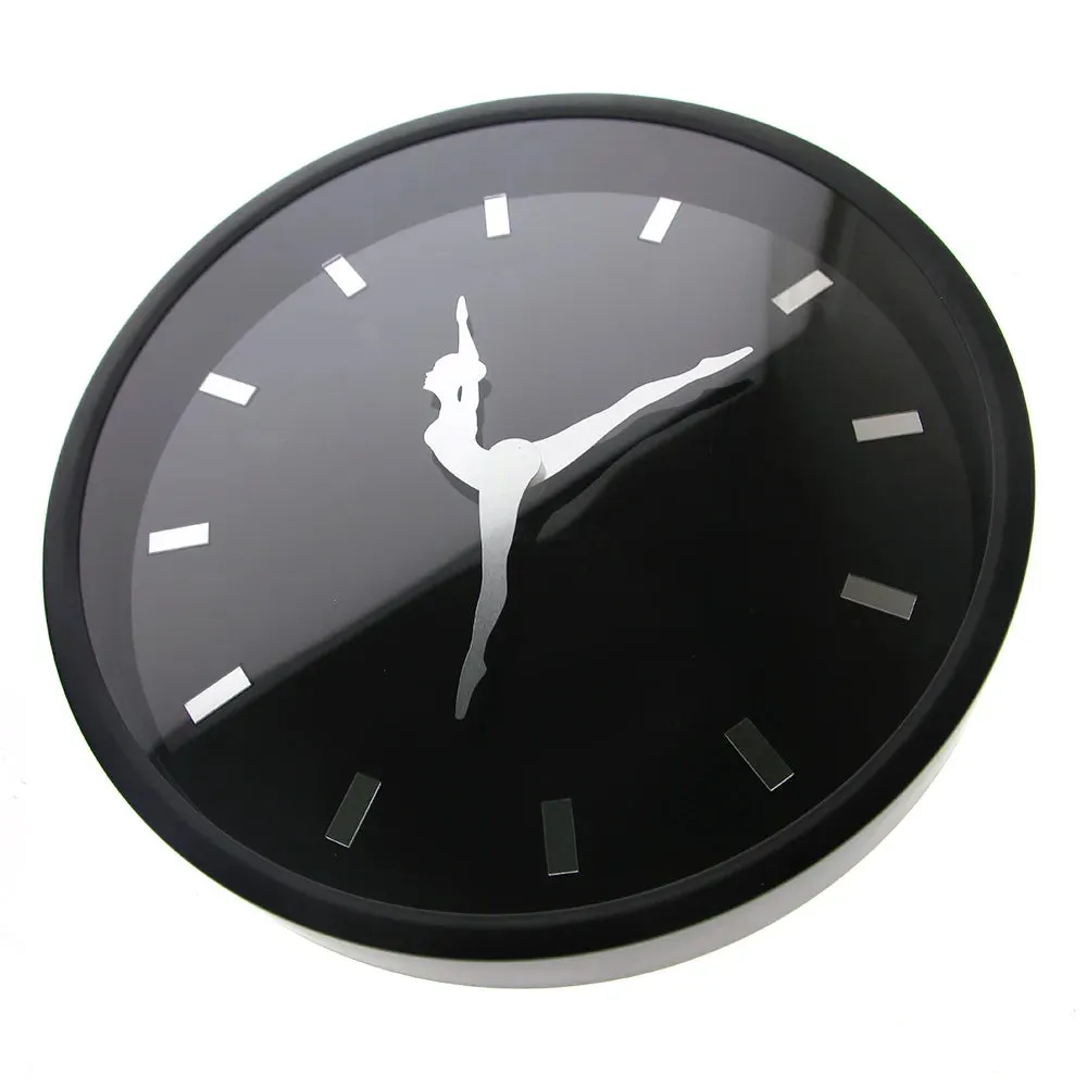 Dancing Ballerina Artsy Modern Wall Clock