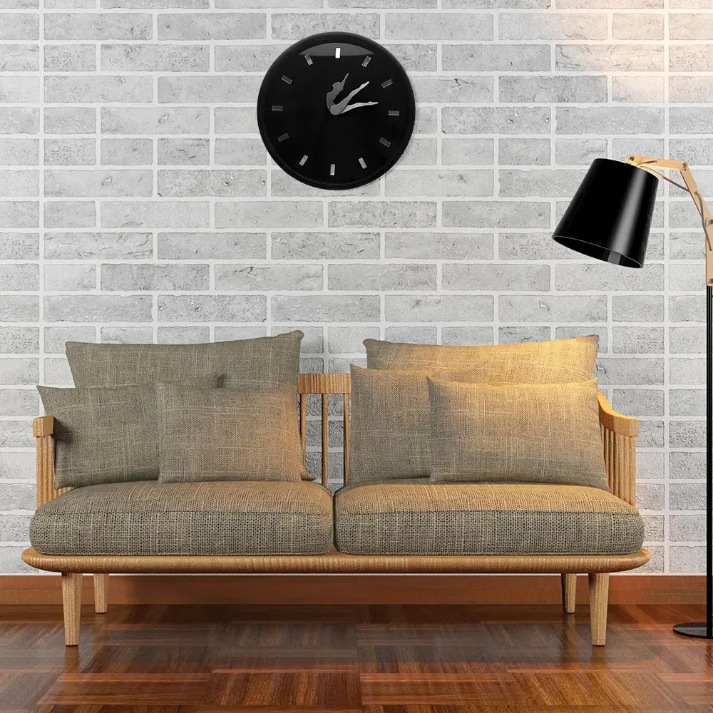 Dancing Ballerina Artsy Modern Wall Clock