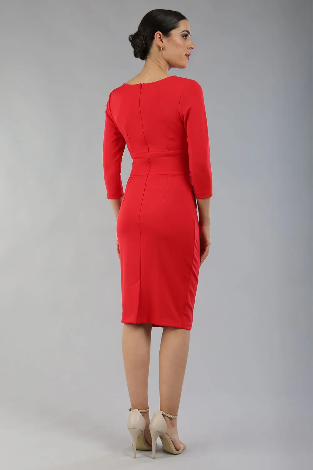 Donna 3/4 Sleeved Pencil Dress