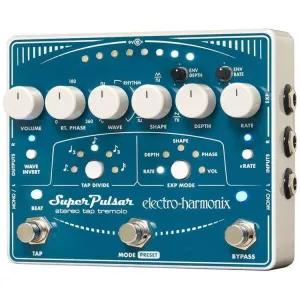 Electro-Harmonix Super Pulsar Stereo Tap Tremolo Pedal