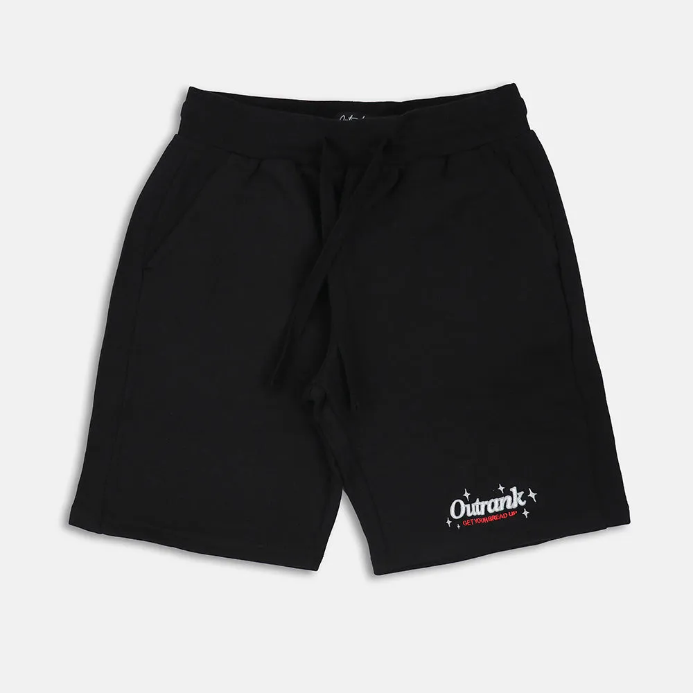 Get Your Bread Up Embroidered Shorts