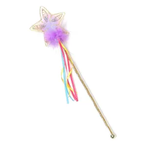 glitter rainbow wand