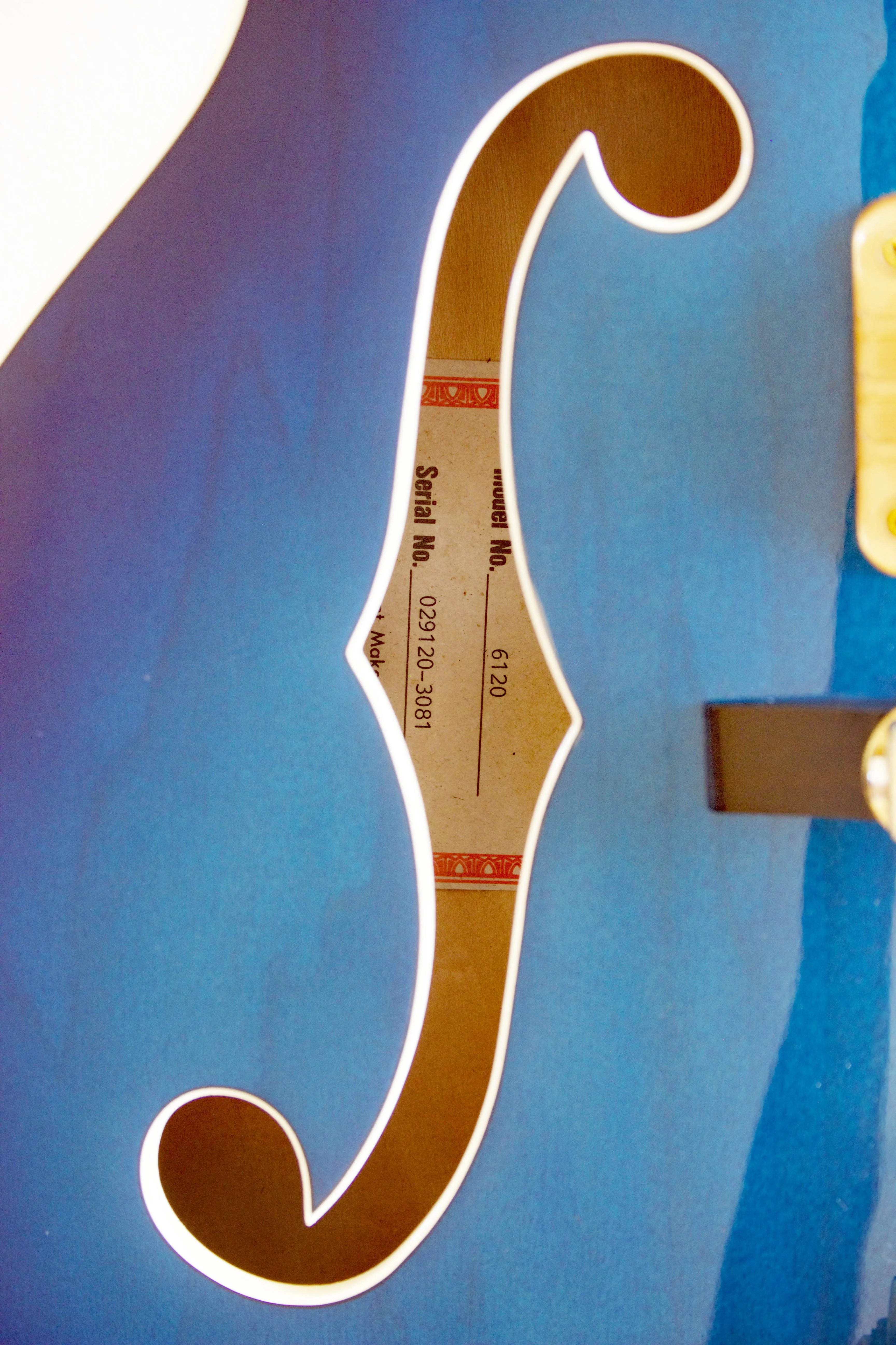 Gretsch G6120 Nashville Blue Shaded 2002