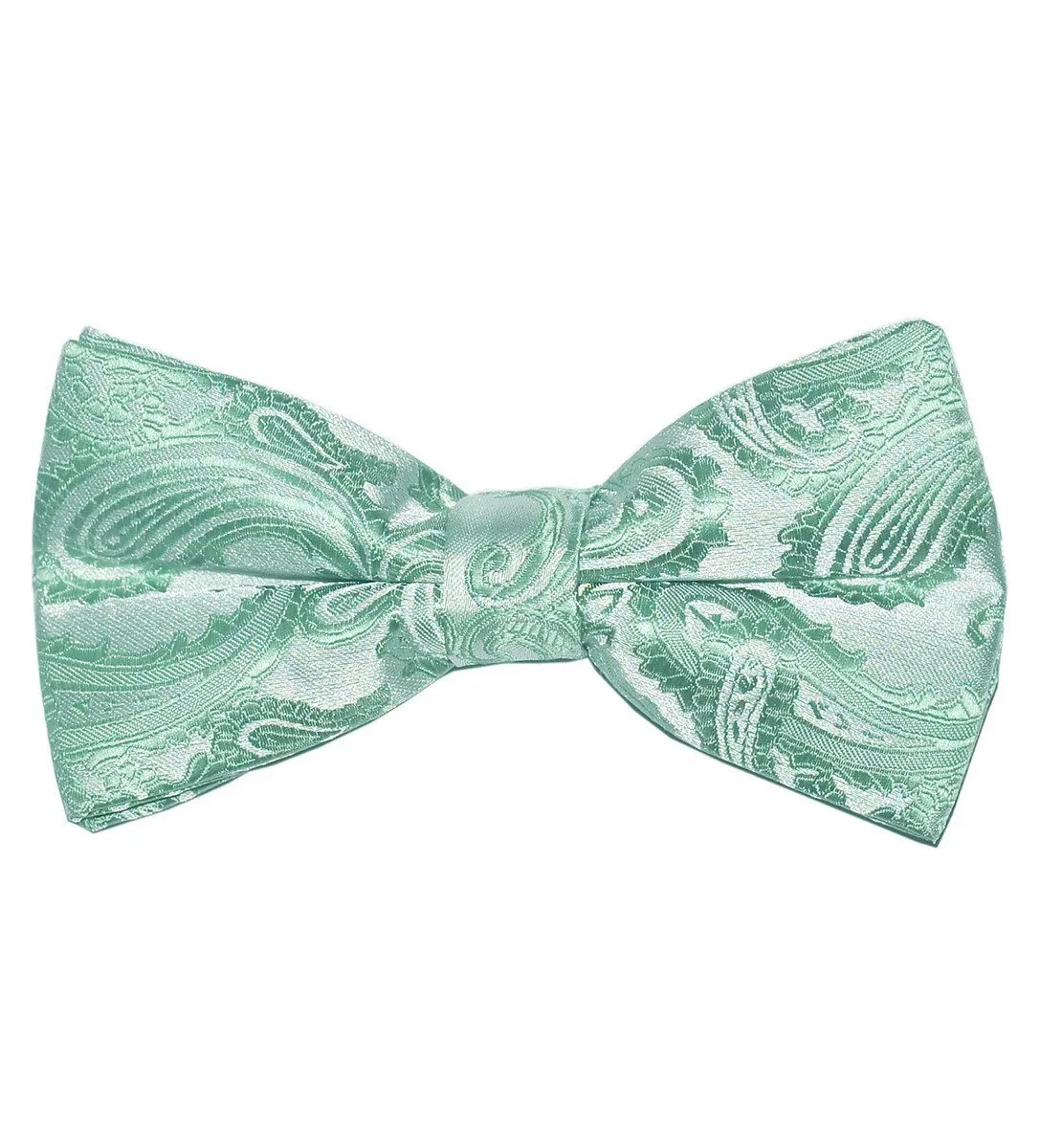 Honeydew Paisley Bow Tie