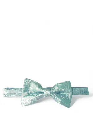 Honeydew Paisley Bow Tie