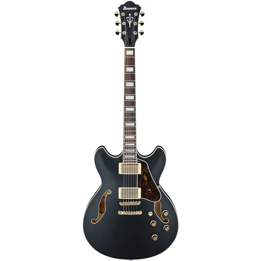 Ibanez AS73G BKF Electric Guitar In Black Flat