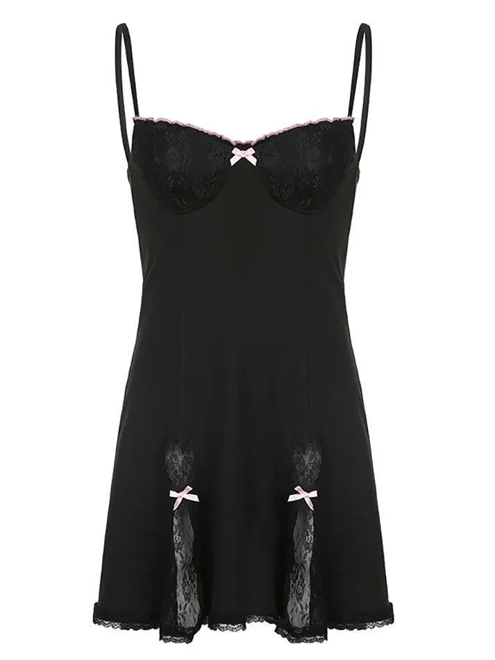 Lace Sleeveless Graceful Cocktail Dress