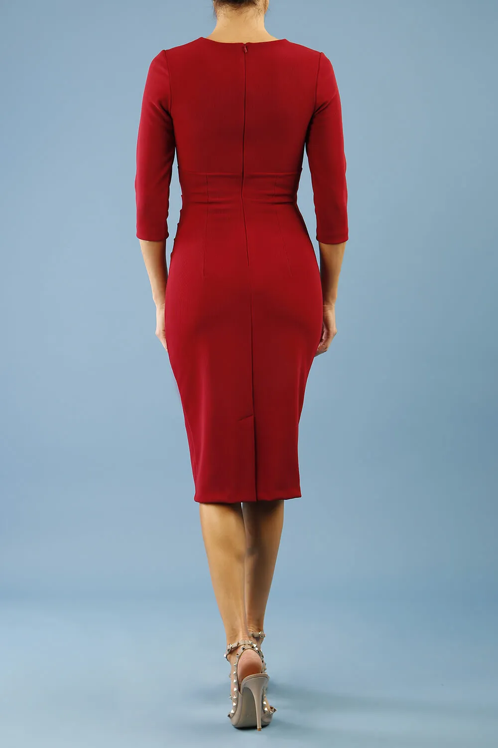 Lydia 3/4 Sleeved Pencil Dress