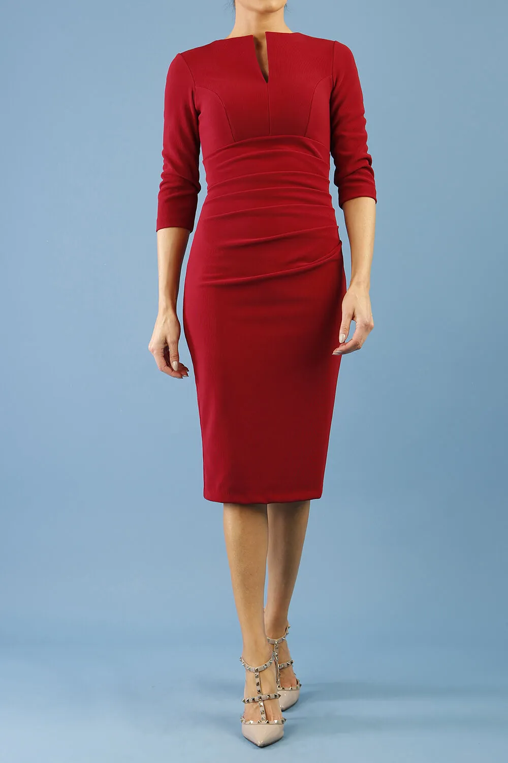 Lydia 3/4 Sleeved Pencil Dress