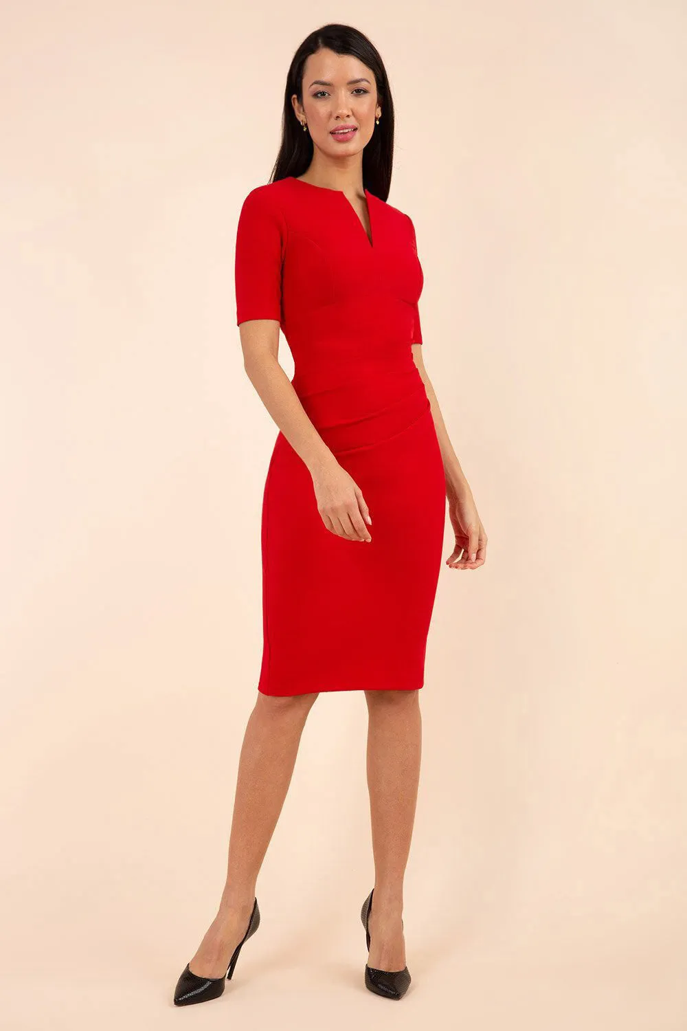 Lydia Short Sleeve Pencil Dress