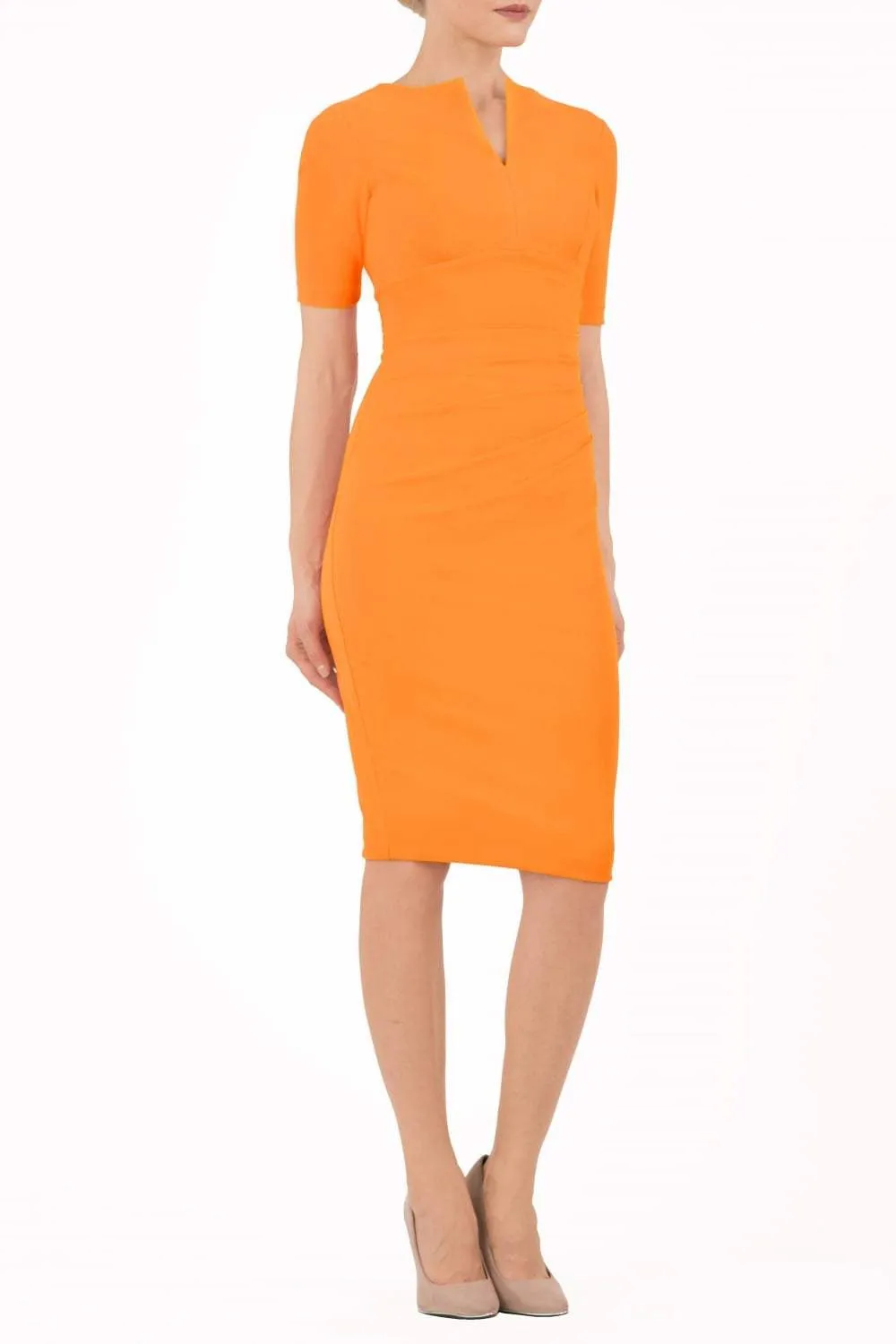 Lydia Short Sleeve Pencil Dress