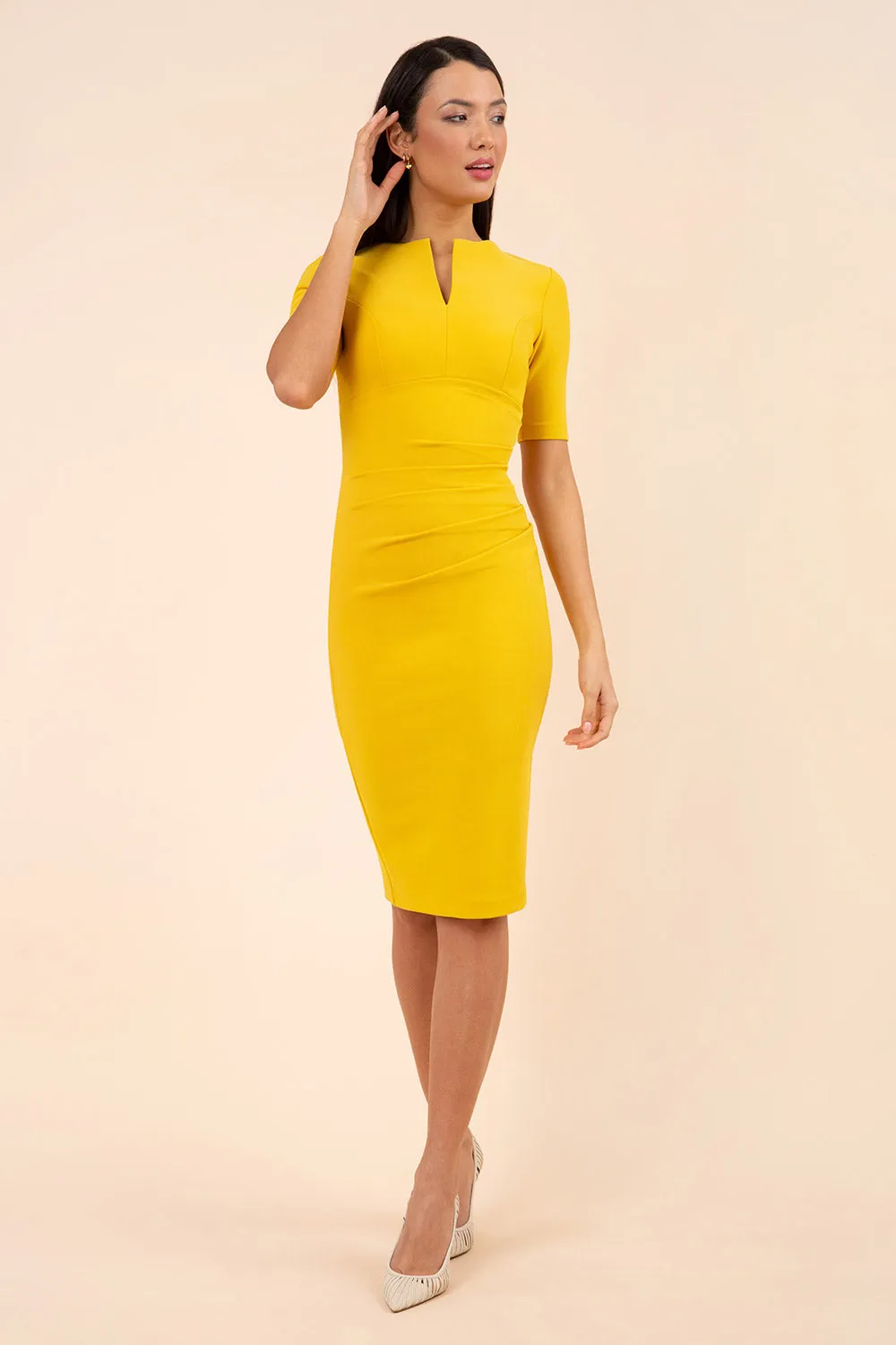 Lydia Short Sleeve Pencil Dress