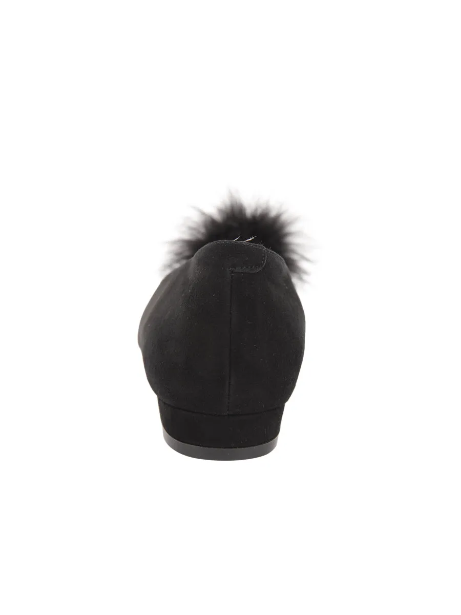 Maribou Feather Pouf Flat