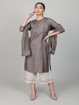 Night Shine Pleated Kurta Set