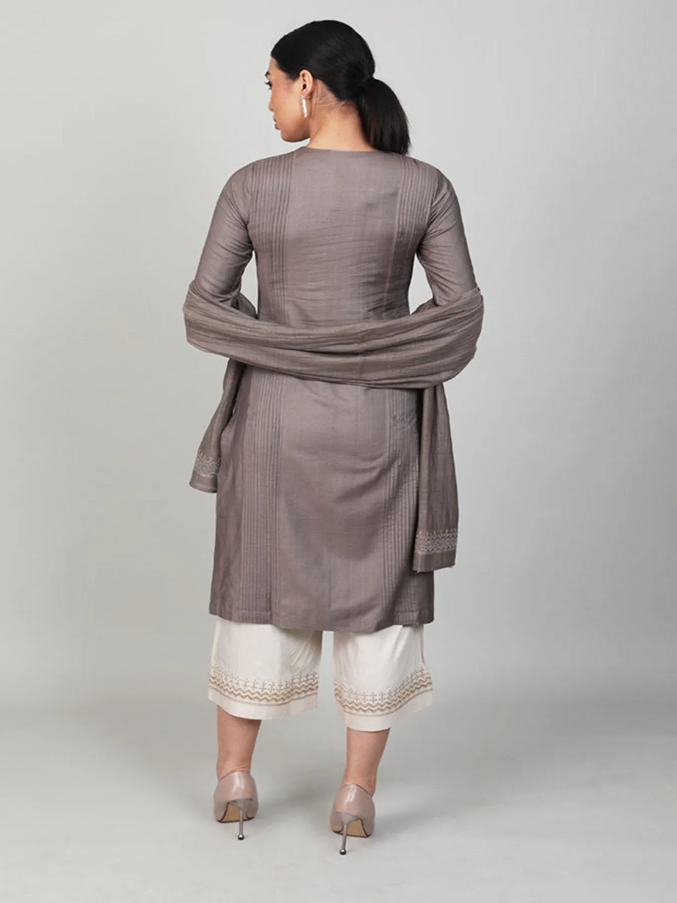 Night Shine Pleated Kurta Set