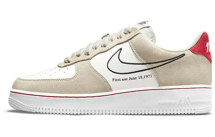 Nike Air Force 1 Low Light Sail on first use, Red