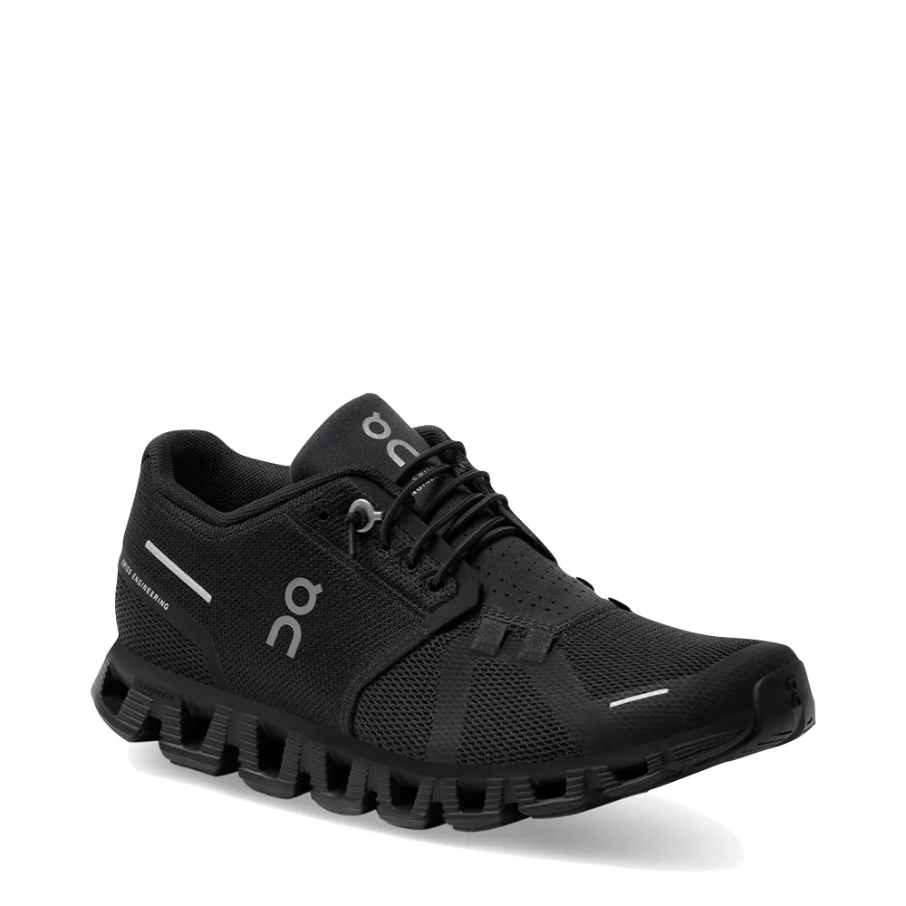 On Women's Cloud 5 Sneaker in All Black