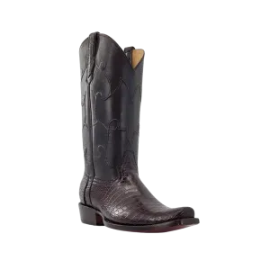 R Watson Nile Crocodile Chocolate Boots