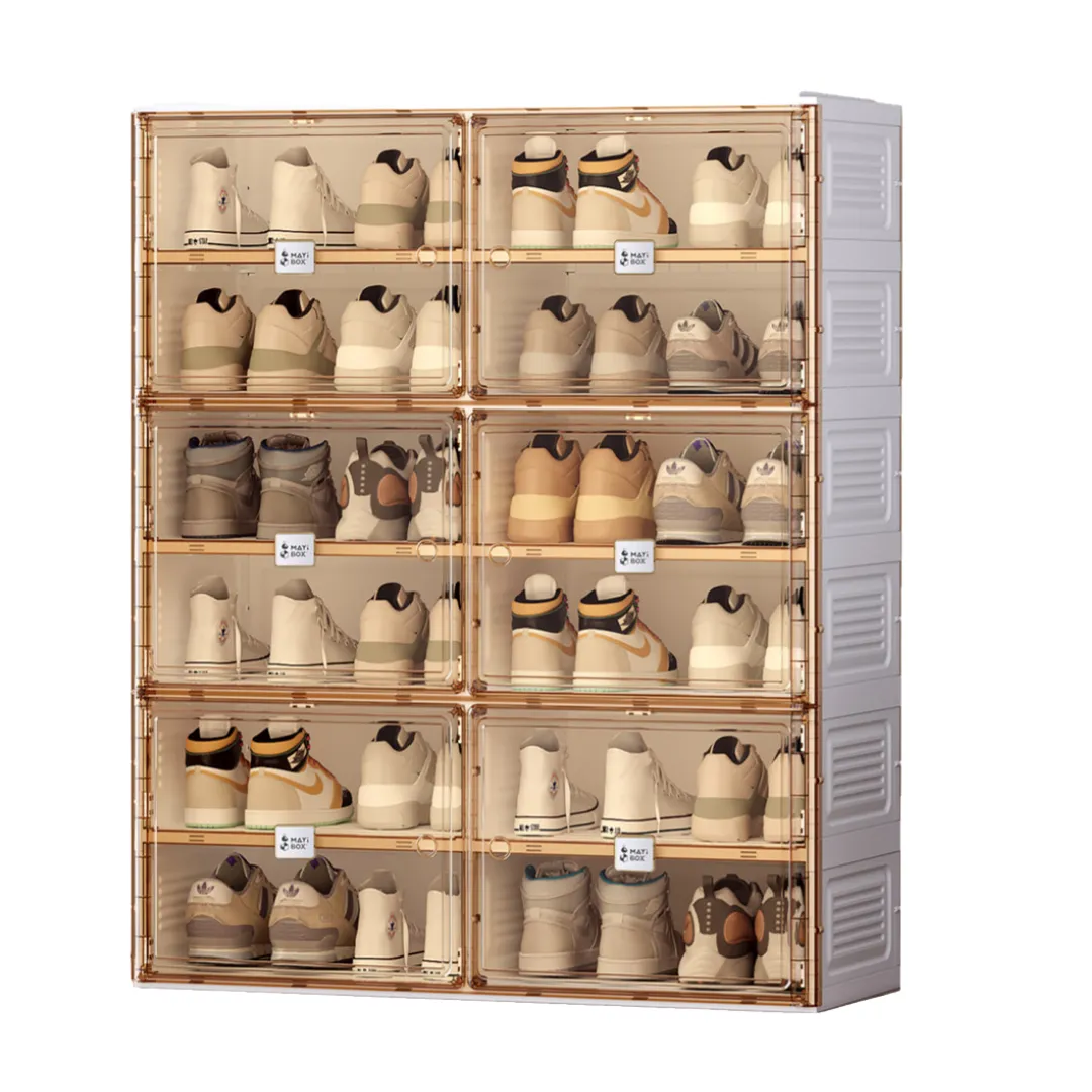 Shoe Cabinet 2 Row 6 Door 12 Grids