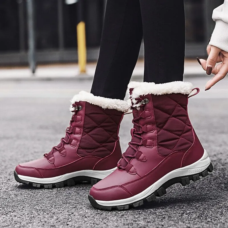 Soft and Warm Non-Slip Plush Winter Ankle-high Boots