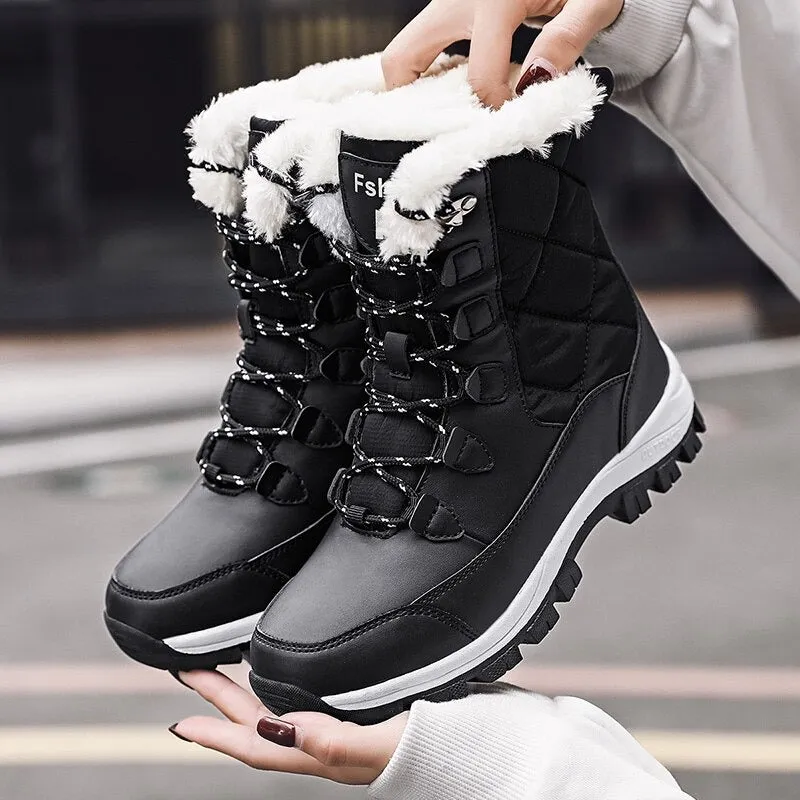 Soft and Warm Non-Slip Plush Winter Ankle-high Boots