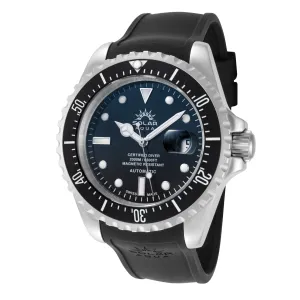 Solar Aqua Men's Deep Bay 45mm Blue and Black Dial Automatic Watch