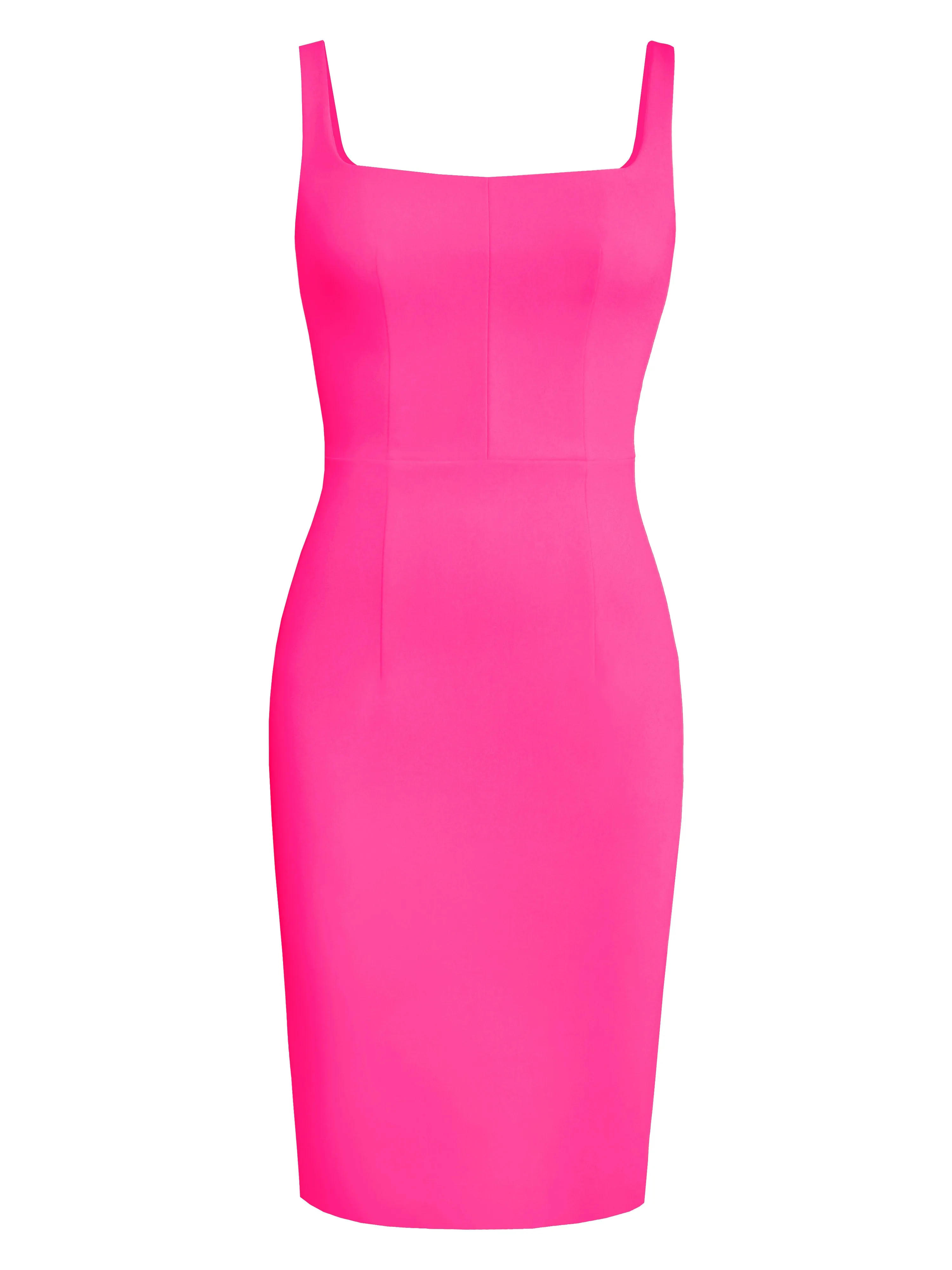 Square-Neck Bodycon Dress