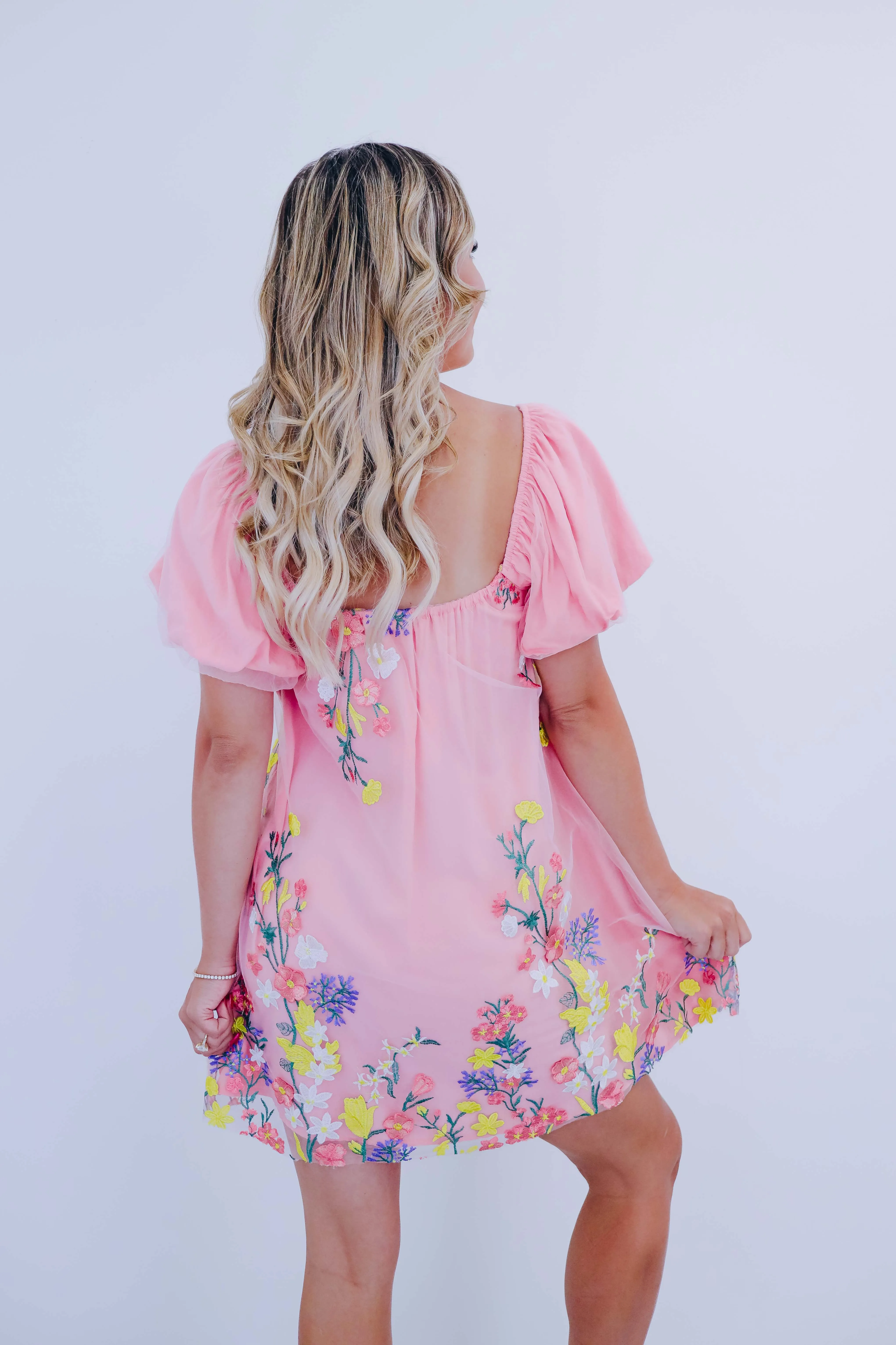 Sweet As Can Be Floral Mini Dress