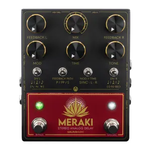 Walrus Audio Meraki Stereo Analog Dual Delay Effects Pedal