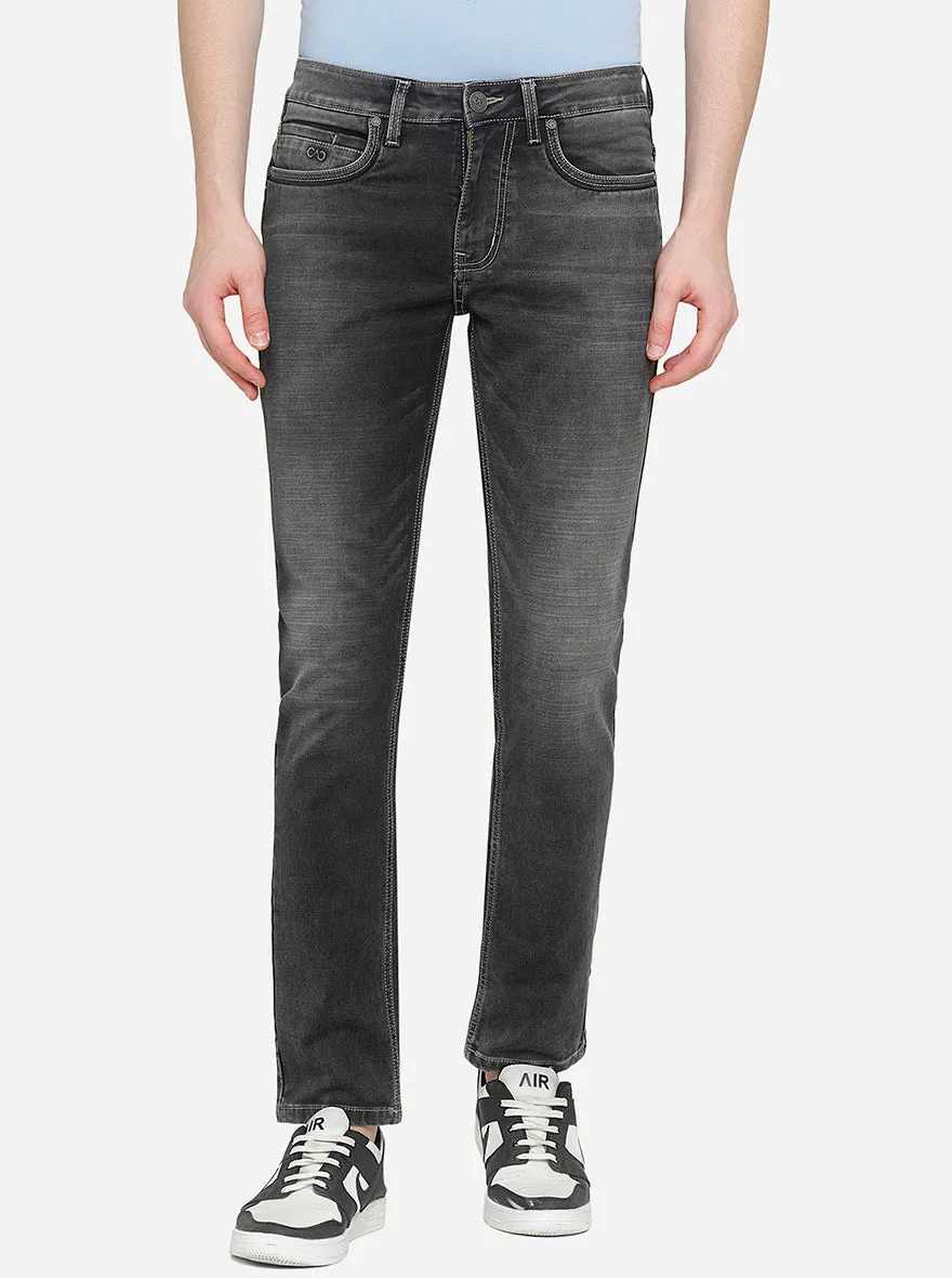 Wild Grey Washed Slim Fit Jeans | JadeBlue